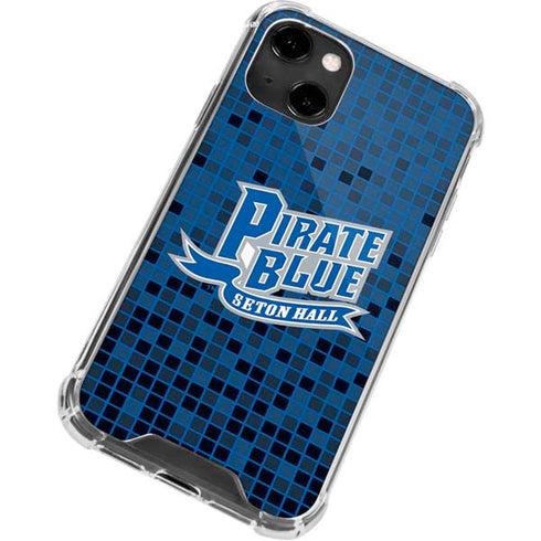 Seton Hall University Pirate Blue iPhone 13 Clear Case