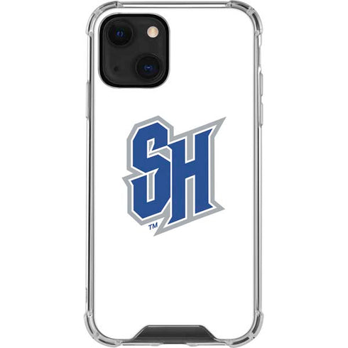 Seton Hall University Pirate Blue iPhone 14 Plus Clear Case