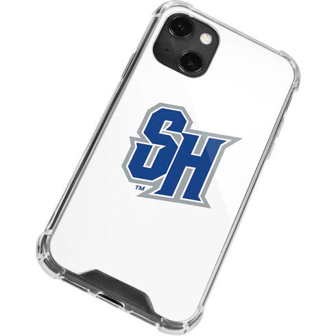 Seton Hall University Pirate Blue iPhone 15 Plus Clear Case