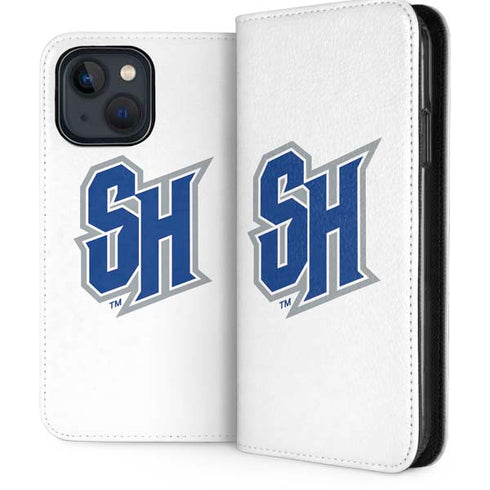 Seton Hall University Pirate Blue iPhone 14 Plus Folio Case