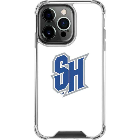 Seton Hall University Pirate Blue iPhone 14 Pro Clear Case
