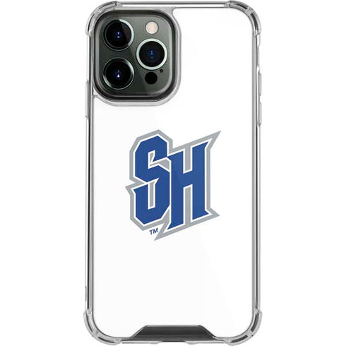 Seton Hall University Pirate Blue iPhone 14 Pro Max Clear Case