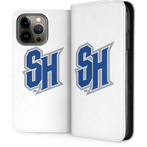 Seton Hall University Pirate Blue iPhone 14 Pro Max Folio Case