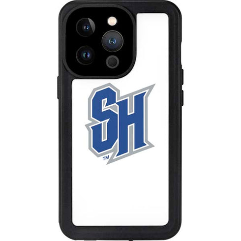 Seton Hall University Pirate Blue iPhone 14 Pro Waterproof Case