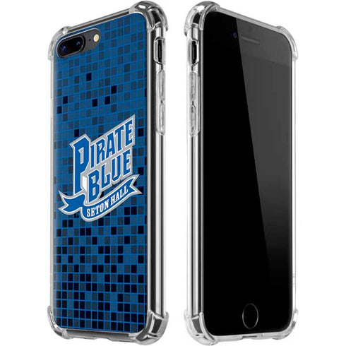 Seton Hall University Pirate Blue iPhone 7/8 Plus Clear Case