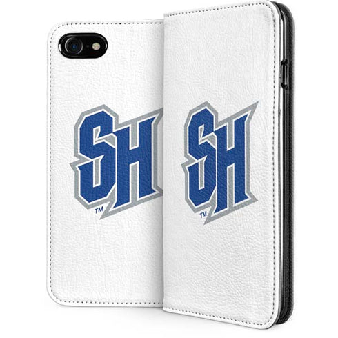 Seton Hall University Pirate Blue iPhone SE (2nd & 3rd Gen) Folio Case