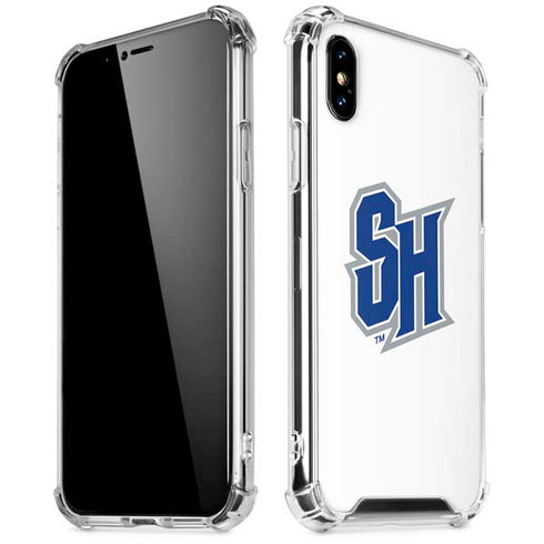 Seton Hall University Pirate Blue iPhone XS Max Clear Case