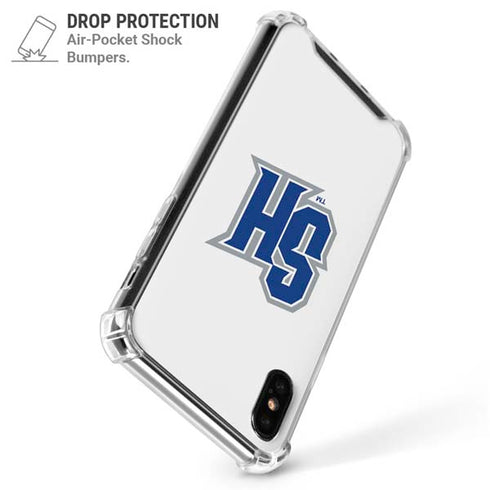 Seton Hall University Pirate Blue iPhone XS Max Clear Case
