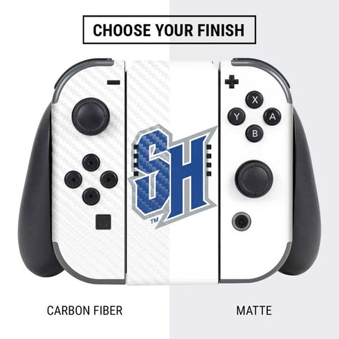 Seton Hall University Pirate Blue Nintendo Switch Bundle Skin