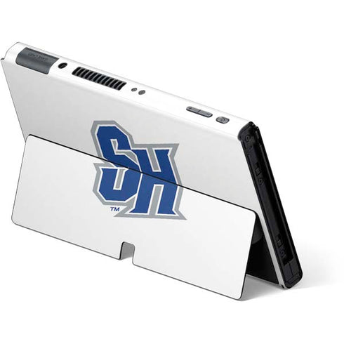 Seton Hall University Pirate Blue Nintendo Switch OLED (2021) Skin