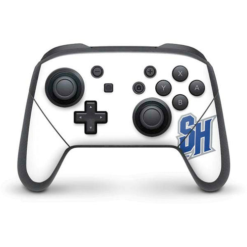 Seton Hall University Pirate Blue Nintendo Switch Pro Controller Skin