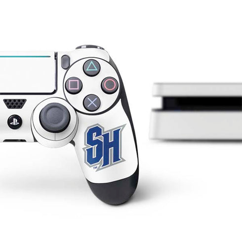 Seton Hall University Pirate Blue PS4 Slim Bundle Skin