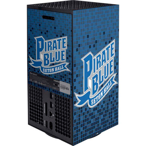 Seton Hall University Pirate Blue Xbox Series X Bundle Skin