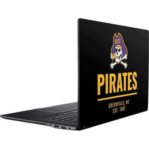 East Carolina University Pirates Greenville NC Ativ Book 9 (15.6in 2014) Skin