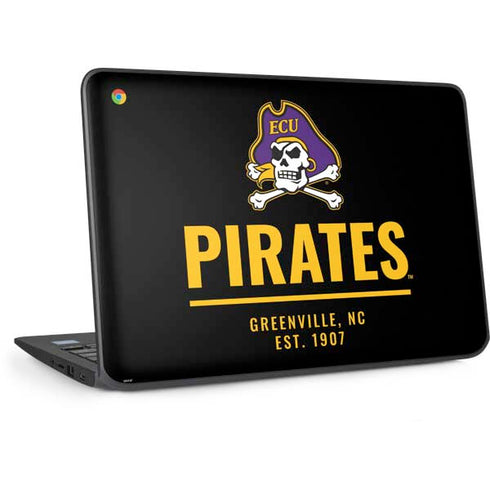 East Carolina University Pirates Greenville NC HP Chromebook Skin