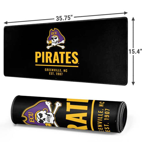 East Carolina University Pirates Greenville NC Gaming Mouse Pad