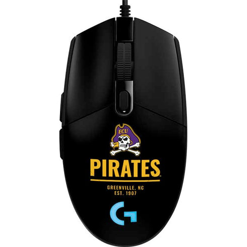 East Carolina University Pirates Greenville NC G203 Prodigy RGB Wired Gaming Mouse Skin