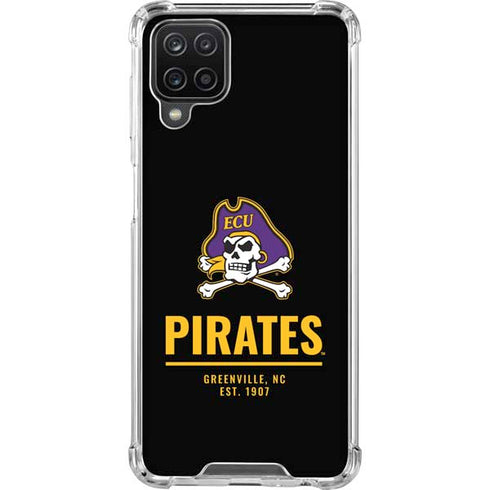 East Carolina University Pirates Greenville NC Galaxy A12 Clear Case
