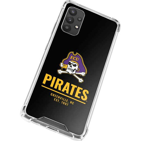 East Carolina University Pirates Greenville NC Galaxy A32 5G Clear Case