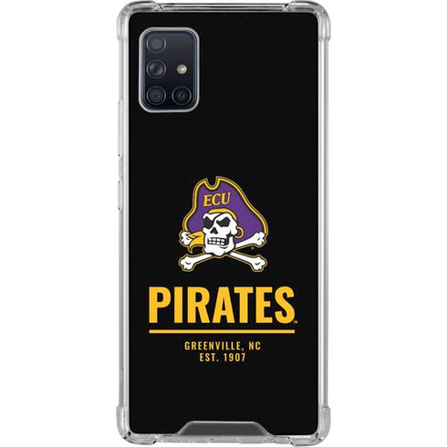 East Carolina University Pirates Greenville NC Galaxy A51 5G Clear Case
