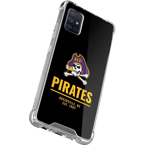 East Carolina University Pirates Greenville NC Galaxy A51 5G Clear Case