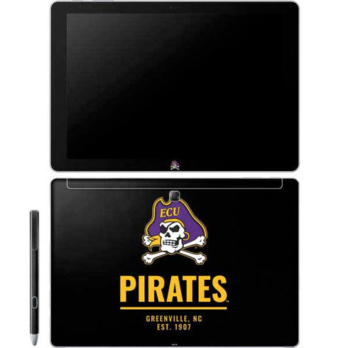 East Carolina University Pirates Greenville NC Galaxy Book 12in Skin
