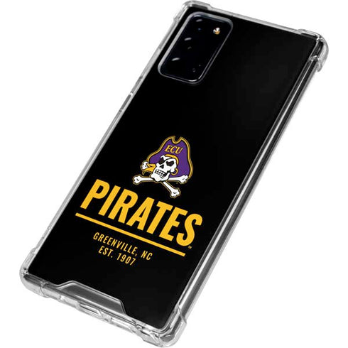 East Carolina University Pirates Greenville NC Galaxy Note20 5G Clear Case