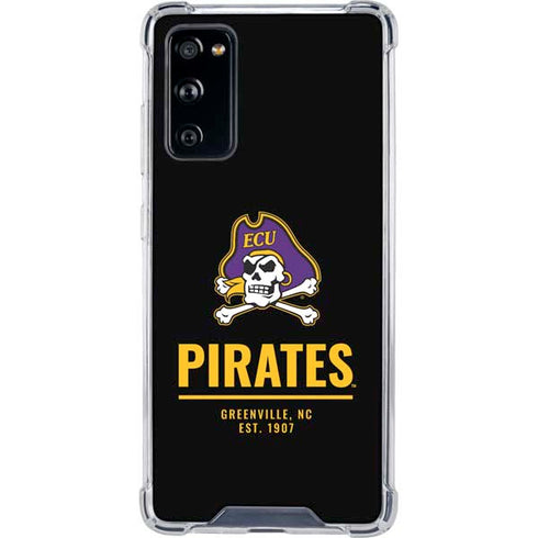 East Carolina University Pirates Greenville NC Galaxy S20 FE Clear Case
