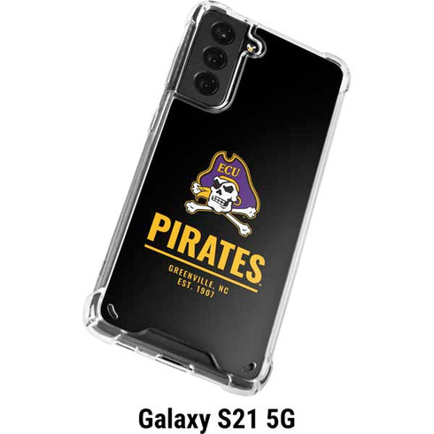 East Carolina University Pirates Greenville NC Galaxy S21 5G Clear Case