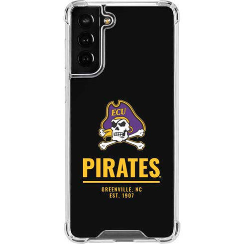 East Carolina University Pirates Greenville NC Galaxy S21 FE Clear Case