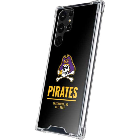 East Carolina University Pirates Greenville NC Galaxy S22 Ultra Clear Case