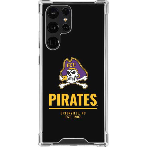 East Carolina University Pirates Greenville NC Galaxy S24 Ultra Clear Case