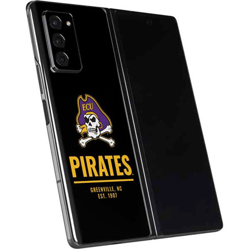 East Carolina University Pirates Greenville NC Galaxy Z Fold2 5G Skin