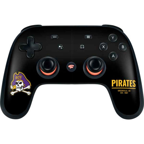 East Carolina University Pirates Greenville NC Google Stadia Controller Skin