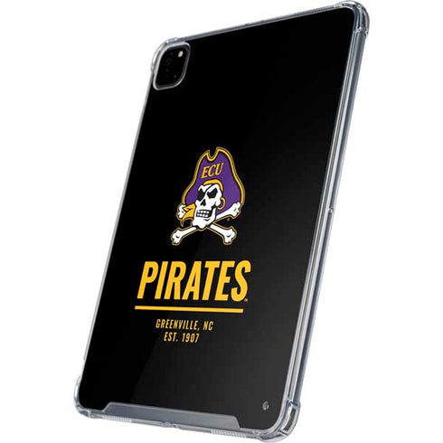 East Carolina University Pirates Greenville NC iPad Pro 12.9in (2020) Clear Case