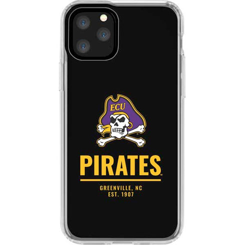 East Carolina University Pirates Greenville NC iPhone 11 Pro Clear Case