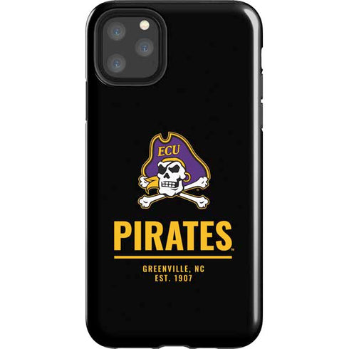 East Carolina University Pirates Greenville NC iPhone 11 Pro Max Impact Case