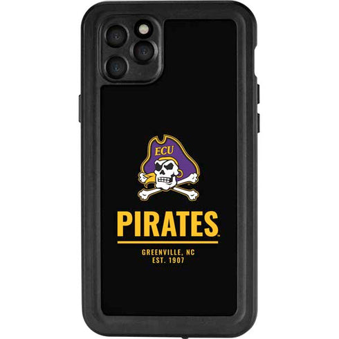 East Carolina University Pirates Greenville NC iPhone 11 Pro Max Waterproof Case