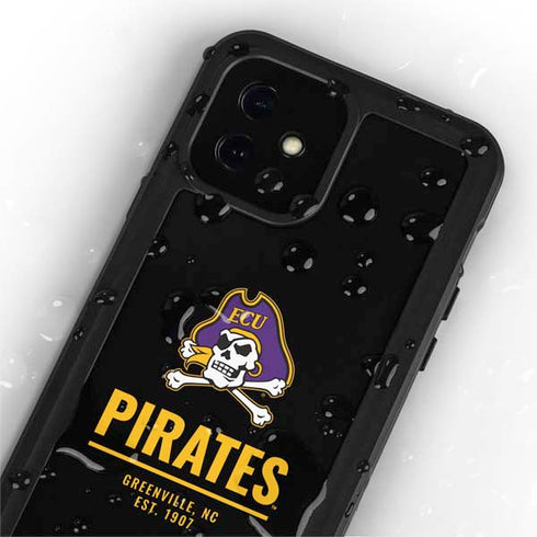 East Carolina University Pirates Greenville NC iPhone 12 Mini Waterproof Case