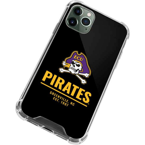 East Carolina University Pirates Greenville NC iPhone 12 Pro Clear Case