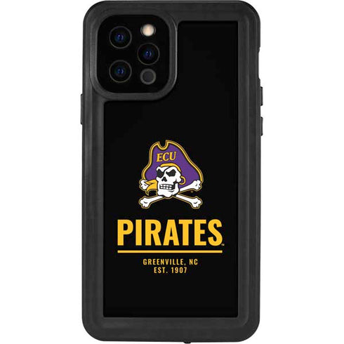 East Carolina University Pirates Greenville NC iPhone 12 Pro Waterproof Case