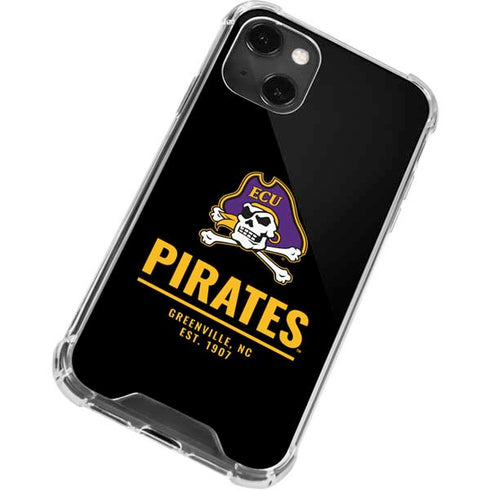 East Carolina University Pirates Greenville NC iPhone 13 Mini Clear Case