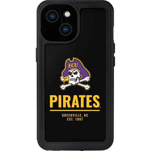 East Carolina University Pirates Greenville NC iPhone 13 Mini Waterproof Case