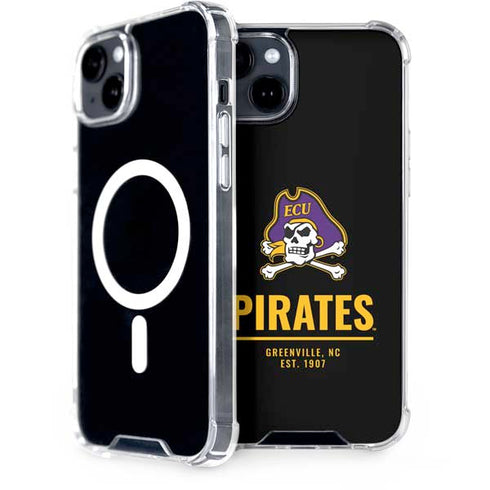 East Carolina University Pirates Greenville NC iPhone 15 Plus MagSafe Case
