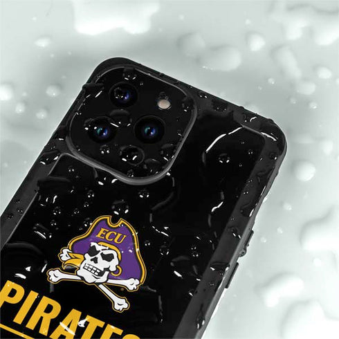 East Carolina University Pirates Greenville NC iPhone 14 Pro Waterproof Case