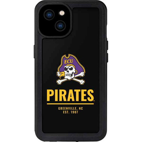 East Carolina University Pirates Greenville NC iPhone 15 Plus Waterproof Case