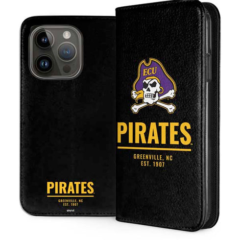 East Carolina University Pirates Greenville NC iPhone 15 Pro Folio Case