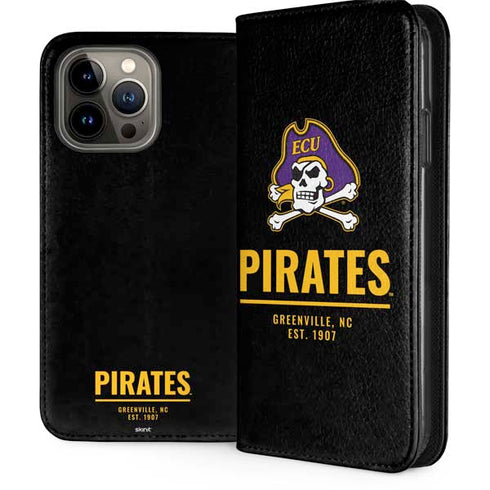 East Carolina University Pirates Greenville NC iPhone 15 Pro Max Folio Case
