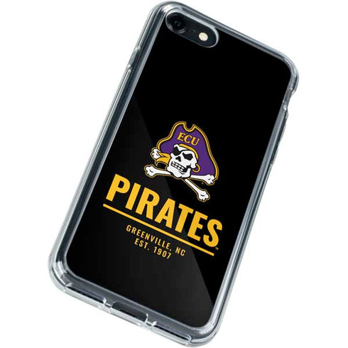 East Carolina University Pirates Greenville NC iPhone SE (2nd & 3rd Gen) Clear Case