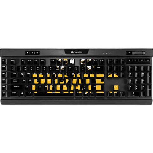 East Carolina University Pirates Greenville NC K95 RGB PLATINUM Mechanical Gaming Keyboard Skin